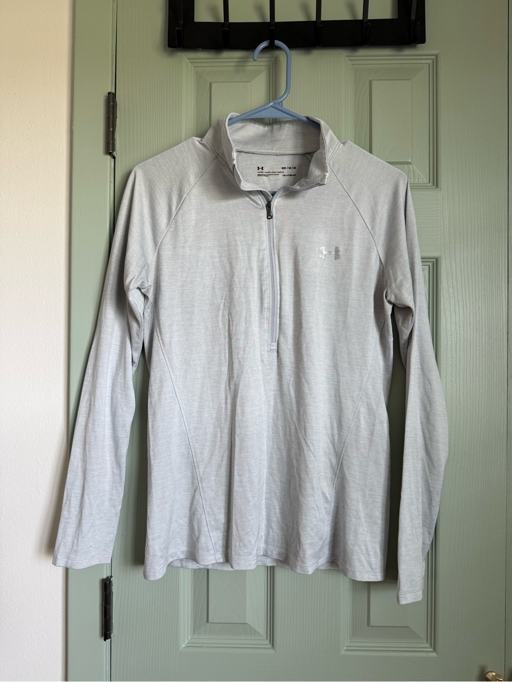 Under Armour Light Gray Women's Quarter-Zip Pullover